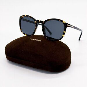 NEW TOM FORD SUNGLASSES JAYSON TF1020 52A HAVANA BLACK MEN EYEWEAR FT1020/S 52A